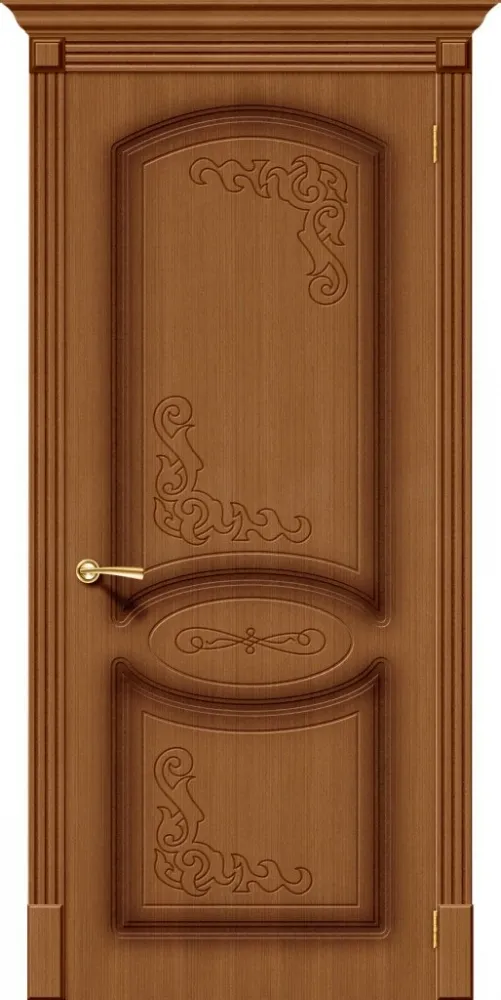 Фото Межкомнатная дверь Азалия Ф-11 Орех BR642